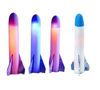 Xinhuju Illuminated Projectile: Pneumatic Pressure Base, High Altitude Flight Device, Propeller Educational Sciences | Family Picnic Birthday Gift School Yard Games Camp Summer