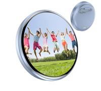 Xinhuju Smart digital: identity pin with magnetic touch screen, multi-HD portable display, upload custom photos and animated GIFs, scratch resistant glass + 12h battery