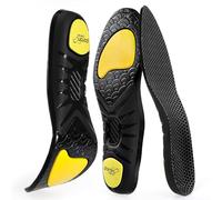 XINIFOOT Carbon Fiber Arch Support Shoe Insoles, Elastic Shock Absorbing Shoe Inserts for Men & Women, Heel Cushioning & Pain Relief for Running, Hiking, Work Boots, Athletic Footwear