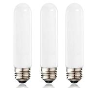 XININSUN T10 led Bulb, Dimmable T10 Frosted led Light Bulbs,8W Led Tube Bulbs, 60-75 Watt Equivalent,2700K Warm White,E26 Base Bulb for Desk Lamp,Bathroom,Cabinet Display...Milk White-3 Pack