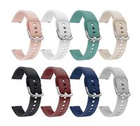 Xininyia DR06 Smart Watch Bands, For Fitpolo/TOOBUR/FQQ/BlazeChip DR06 Soft Silicone Smart Watch Bands Adjustable Straps Quick Release Replacement Wristbands (8-PACK)