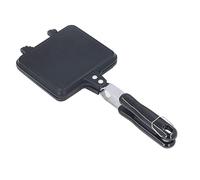 Xiniy 1 Piece Double Sided Sandwiches Maker, Cast Iron Pie Maker With Anti Scalding Handle Campfire Cooking Equipment Camping Pie Aluminum Alloy