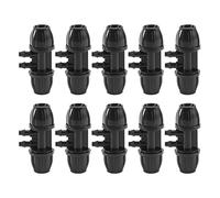 Xiniy 10 Pcs/Pack 11/8 Inch to 7/4 Inch Hose Connector Mini Irrigation Tubing Drip Irrigator Garden and Watering Connector