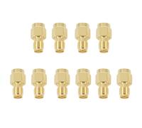 Xiniy 10PCS Coaxial Coax Adapter SMA Female to RP-SMA Male