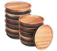 Xiniy 12Pcs 3.5 Inch Wide Mouth Jar Lids Reusable Canning Lids with Airtight Silicone Seal