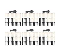 Xiniy 216 Pieces Acoustic Guitar Bridge Pins Pegs in White and Black with 6 Piece Bridge Pin Puller Remover in Guitar