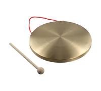 Xiniy 22cm Hand Gong Brass Copper Chapel Opera Percussion with Round Play Hammer