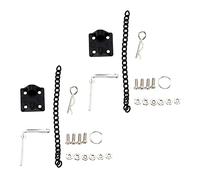 Xiniy 2X 1/10 Rc Rock Crawler Metal Tow Shackle Trailer Hook for Axial Scx10 90046 Cc01 D90 D110