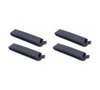 Xiniy 4 Pack Guitar Bass String Mute Noise Reducer Damper for Folk Acoustic Folk Bass Guitars Practice
