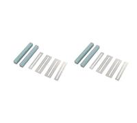 Xiniy 4 Set Guitar Fingerboard Polish Guitar Fret File Guards Guitar Grinding Stone Fretboard Fret Protector (Green)