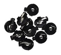 Xiniy CR2016 2025 2032 Coin Cell Button Battery Holder Socket Black 10 Pcs