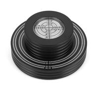 Xiniy Record Weight LP Vinyl Record Clamp Level Turntable Stabilizer Vibration Player Replacement Black