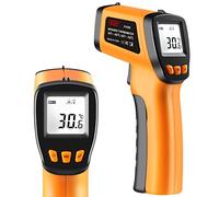 XinJiaYi Infrared Thermometer -58°F ~ 788°F (Not for Humans), Laser Temperature Gun for Pizza Oven, Non-Contact Laser Thermometer Gun for Cooking/Grilling/Freezer, Yellow