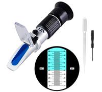 XinJiaYi Sugar Refractometer 0-90% Handheld Brix Refractometer High Accuracy Brix Measurement with ATC for Fruit, Beverages and Juice, Honey, Maple Syrup, Molasses and Other Sugary Drinks