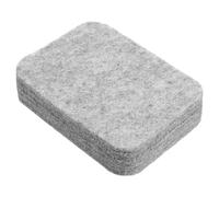 Xinjoduz 1 PCS Needle Felting Pad 4.65"× 3.35" Natural Wool Mat for Felting Grey Sponge Felt Pad for Making Crafts Thick and Firm Needle Felt Base Precision Felts Projects (Grey)