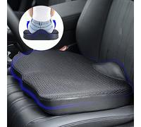 XINJUN Decompression Cushion, Comfort Memory Foam Seat Cushion for Car Seat Drivers, Tailbone (Coccyx) Pain Relief Cushion, Office Chair Cushion (Black)