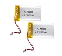 XINLANTECH 502030 Battery Replacement for VXI BlueParrott B250-XT Bluetooth Headset Nextbase Dash cam 402G 412GW 512G Cobra 840 Battery Mini DVR Keychain Cam Small Camera 808 and More 2Pack