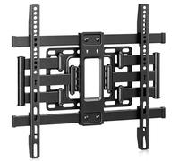 XINLEI 32-75 Inch Ultra Slim Full Motion TV Wall Mount, Swivel Tilt TV Bracket with Articulating 6 Arms, Max VESA 400x400mm, Max Capacity 40kg Fits Wood Stud/Solid/Concrete Wall, MAUS02LITE