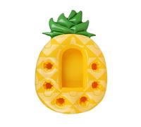 Xinlie Pool Bar Inflatable Drink Holder Floating 2-in-1 Drinks and Snack Holder Drink Holder for Pineapple 7 Holes Large Capacity Floating Coasters Pool Accessories Fun for Pool Party Water Fun