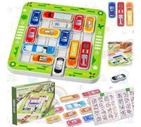 Xinlon Car Heavy Traffic Game Travel Game, labirinto Gioco da tavolo, Car Logic Game, Car Toy Logic Game, Magnetic Car Labyrinth, Rush Hour Traffic Jam Logic Game for Boys and Girls