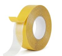 XINML Double Sided Tape Heavy Duty 2.5cm x 60cm, Clear Strong Mounting Tape | 2.5cm x 60cm double sided sticky tape, fibre mesh reinforced, clear adhesive for home DIY