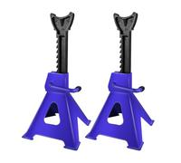 Xinng Professional 6 Ton (3T x 2) Steel Axle Stands - 30-41.5cm Extra Height Range, 9-Stage Ratchet Adjustment & Wide Base for SUV, 4x4, Pickup Trucks, Boat Trailers - Workshop/Garage Essential