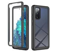 XINNI Case for Samsung Galaxy S20 FE, 360 Degree Shockproof Protective All-Round Protection with Built-in Screen Protector, Robust Bumper Outdoor Cover, Black