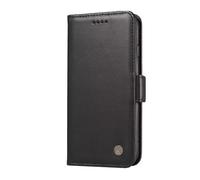 XINNI Case for Xiaomi Poco C81 Pro 4G, PU/TPU Simple Flip Leather Shockproof Magnetic Book Style Wallet, Black