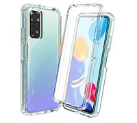 XINNI Case for Xiaomi Redmi Note 11 Pro 4G 5G, 360 Degree Shockproof Protective All-Round Protection with Built-in Screen Protector, Robust Bumper Outdoor Cover, Crystal
