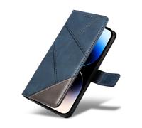 XINNI Phone Case for Honor X5c Plus, PU/TPU Flip Leather Shockproof Cover Magnetic Book Style Wallet, Blue