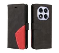 XINNI Protective Phone Case for Xiaomi Poco X7 5G, PU/TPU Vintage Flip Leather Shockproof Cover Magnetic Book Style Wallet, Black