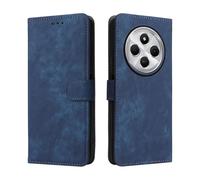 XINNI RFID Protective Phone Case for Xiaomi POCO C75 4G, PU/TPU Flip Leather Shockproof Cover, Blue
