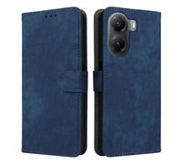 XINNI RFID Protective Phone Case for Xiaomi Poco X7 Pro, PU/TPU Flip Leather Shockproof Cover, Blue