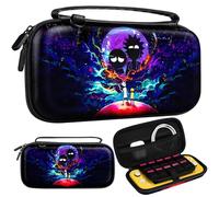 Xinocy for Nintendo Switch for Switch Lite Carrying Case - Cute Kawaii Design for Switch Lite Travel Cases Portable Storage Carry Protective Hard Shell for Women Girls Boys Teens, Black