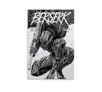 Xinoutans Berserk Poster Anime Comic Black And White Guts Vintage Cover Canvas Poster Wall Art Decor Living Room Bedroom Decoration Posters 12x18inch(30x45cm) Unframe-style-3
