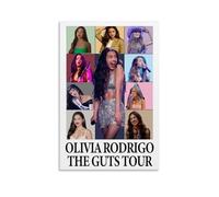 Xinoutans Olivia Poster Rodrigo Music Guts Tour Vintage Collage Canvas Poster Wall Art Decor Living Room Bedroom Decoration Posters 12x18inch(30x45cm) Unframe-style