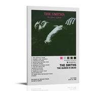 Xinoutans The Poster Smith Music Band Queen Is Dead Album Vintage Canvas Poster Wall Art Decor Living Room Bedroom Decoration Posters 08x12inch(20x30cm) Frame-style