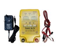 Xinpinzhou Electric Fence Energiser 12V, Dual Input Solar Battery or Mains Powered, Reliable Electric Fencing Charger Kit for Horses, Poultry, Sheep, Pigs, Cattle & Deer