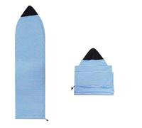 Xinpinzhou Surfboard Sock Cover for Longboard Paddleboard Surf Board Sup Paddle Board, 6.6 FT Foot 7.6ft Surfboard Bag Sleeve with Drawstring Closure 200x50 cm Blue
