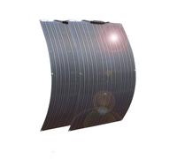 XINPUGUANG 200w Flexible Solar Panel 2pcs 100w 18v MonocrystallineSilicon Module for 12v Battery Home System Off Grid Kit (2x100w)