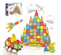 XINQIYUAN 7.5cm Diamond Surface Magnetic Tiles Set, 100PCS (2)