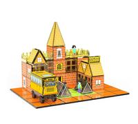 XINQIYUAN Qiyuan 7.5cm Villa Magnetic Building Blocks Set 116pcs [Random Mix - Colors From Main Image Only]