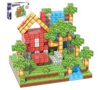 XINQIYUAN Qiyuan Educational Toy 2.5cm Magnetic World Forest Theme Building Blocks Set 100pcs [Random Mix - Colors From Main Image Only]