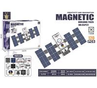 XINQIYUAN Qiyuan Educational Toy 7.5cm Space Theme Magnetic Building Blocks Toy 120pcs [Random Mix - Colors From Main Image Only], Halloween and Christmas gifts