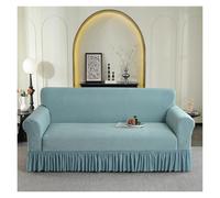 xinrishe Thickened Jacquard Sofa Cover With Ruffled Skirt, Stretch Couch Covers Full Coverage Sofa Slipcover Easy Fit Washable Furniture Cover For Living Room(E,4 seaters (235-300cm))