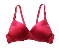 xinrishe Thin 100% Mulberry Silk Bra Women Smooth Double-Sided Silk Bralette Summer Wireless Soft Skin-Friendly Push Up Bra (Color : 07, Size : 34/75B)
