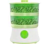 XINRISHENG 2 Layer Bean Sprout Maker,Household Automatic Bean Sprouts Machine,Thermostat Bean Sprouter Seed Sprout Make