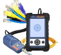 XINRISHENG 400X Fiber Optic Video Inspection Probe And Display,Fiber Optic Inspector,Fiber Optic Scope, with 3.5 Inch Display Monitor