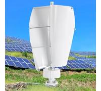 XINRISHENG 48V, 5000W Vertical 2 Blade Spiral Wind Turbine Generator 12V 24V 48V Free Energy Wind Power Windmill No Noise Solar Wind