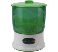 XINRISHENG Automatic Sprouter - Dual-Layer Intelligent Bean Growing Machine with Even Water Circulation, Easy Use Kitchen Counter Device